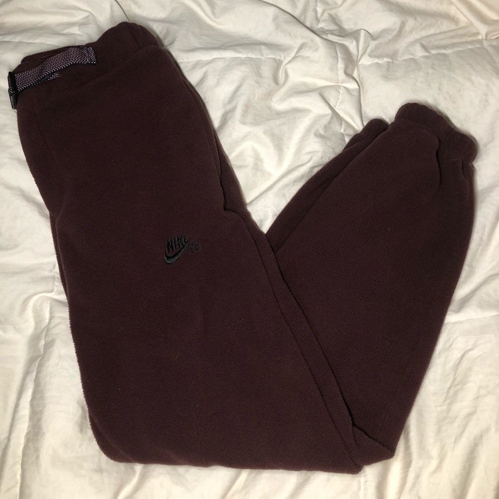 Men’s Nike Sb Maroon Fleece Joggers